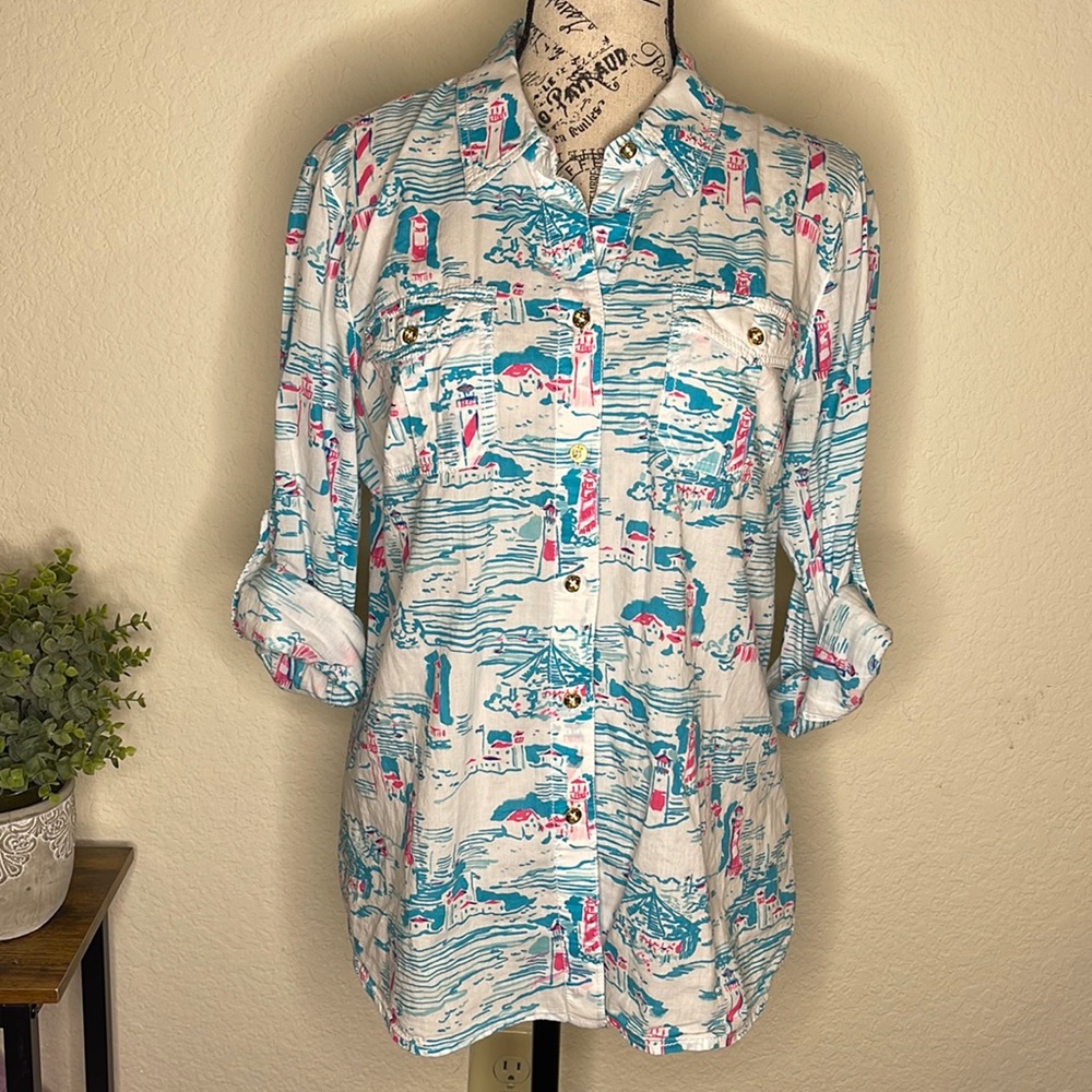 Lilly Pulitzer Watch Out Light House Top